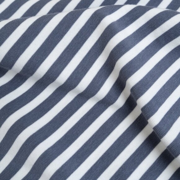 Madewell Blue and White Striped Muscle Tee - Picture 10 of 12